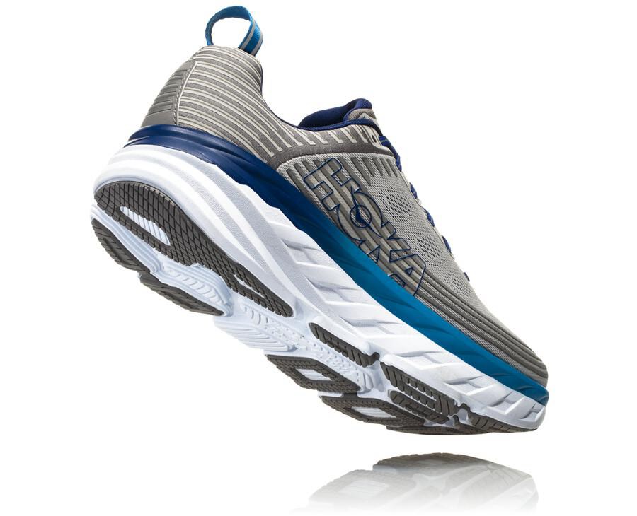 Tenis Hoka One One Hombre Grises - Bondi 6 - ERLM09674